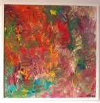 D2.Engen. 60x60 cm. 3000 Kr.